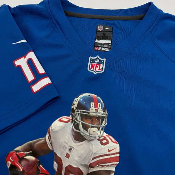 Nike NFL Victor Cruz #80 Jersey New York Giants Blue Small Unisex On Field NYG - Picture 1 of 10